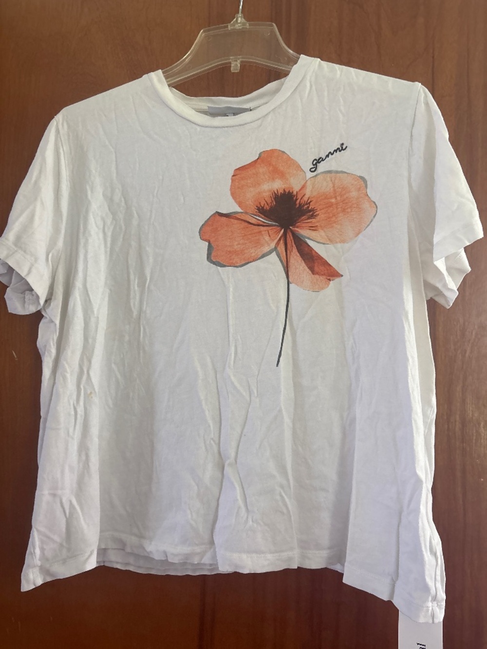 GANNI size large tee shirt